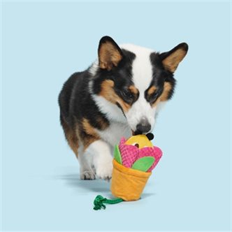 Peluche chien abeille pot de fleurs – photo 2