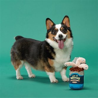 Peluche chien boîte de vers – photo 3