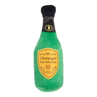 Peluche chien bouteille champagne – photo 1