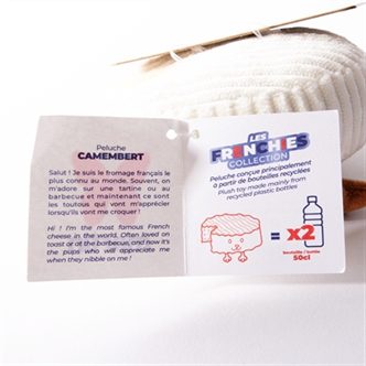 Peluche chien camembert – photo 3