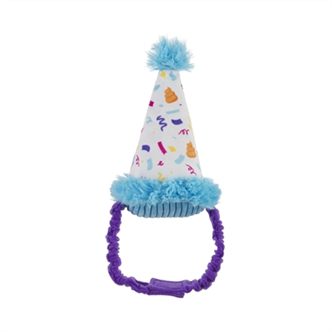 Peluche chien chapeau de fête élastique – photo 1