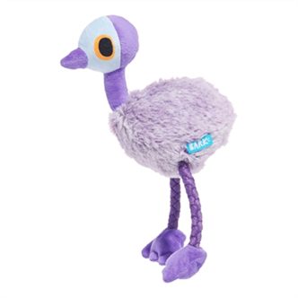 Peluche chien émeu pattes corde – photo 1