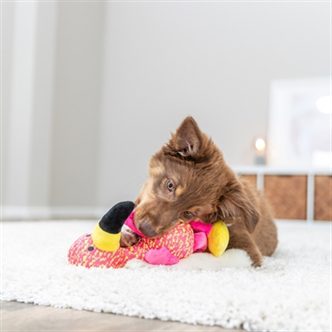 Peluche chien flamant rose – photo 5