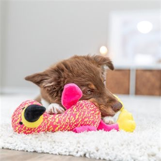 Peluche chien flamant rose – photo 6