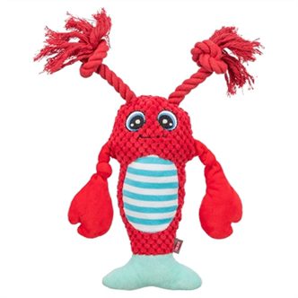 Peluche chien homard corde – photo 1
