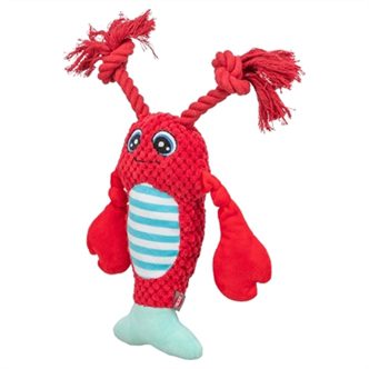 Peluche chien homard corde – photo 2