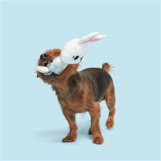 Peluche chien lapin tablier – photo 3
