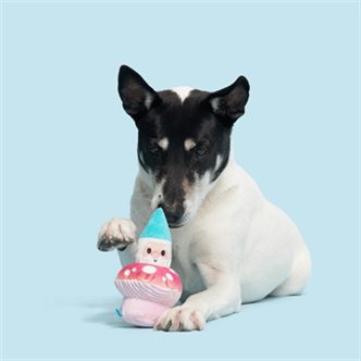 Peluche chien lutin champignon – photo 2