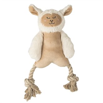 Peluche chien mouton pattes en corde – photo 1