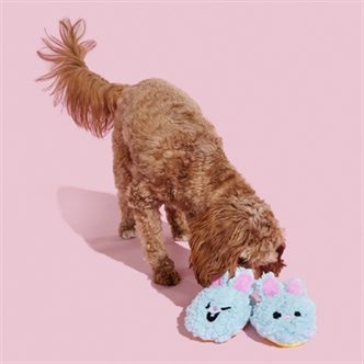 Peluche chien pantoufles – photo 2