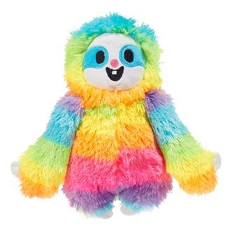Peluche chien paresseux tie-dye – photo 1