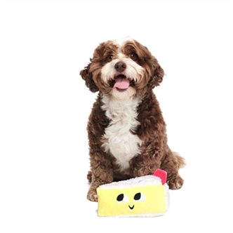 Peluche chien part de gâteau – photo 3