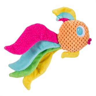 Peluche chien poisson arc-en-ciel – photo 1