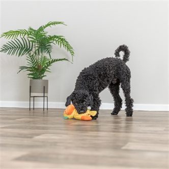 Peluche chien singe jaune orange – photo 3
