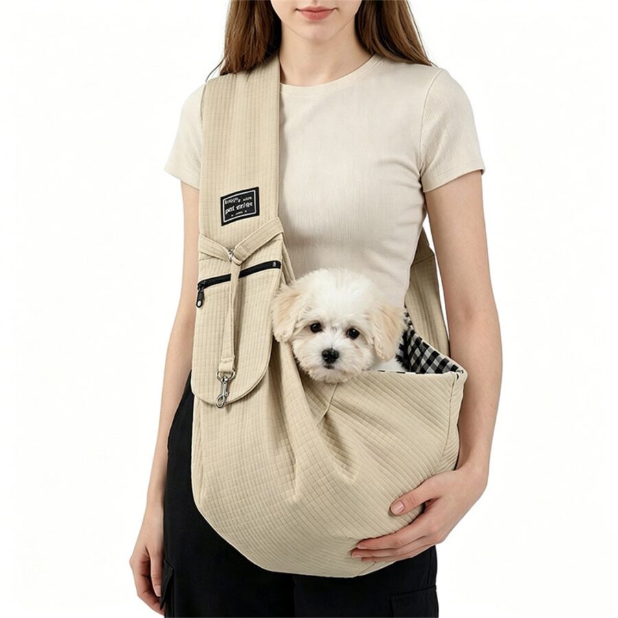 Sac transport bandoulière pour chien – photo 1