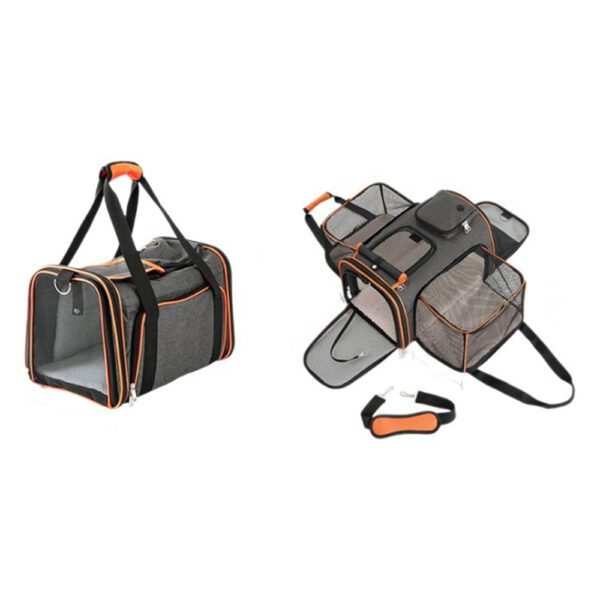 sac-transport-chat-extensible-cadre-acier-bandouliere-1 Sac transport chat extensible – photo 1