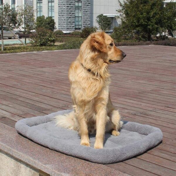 Tapis chien effet peau de mouton – photo 6