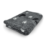 Tapis vetbed – Gris foncé, noir et blanc