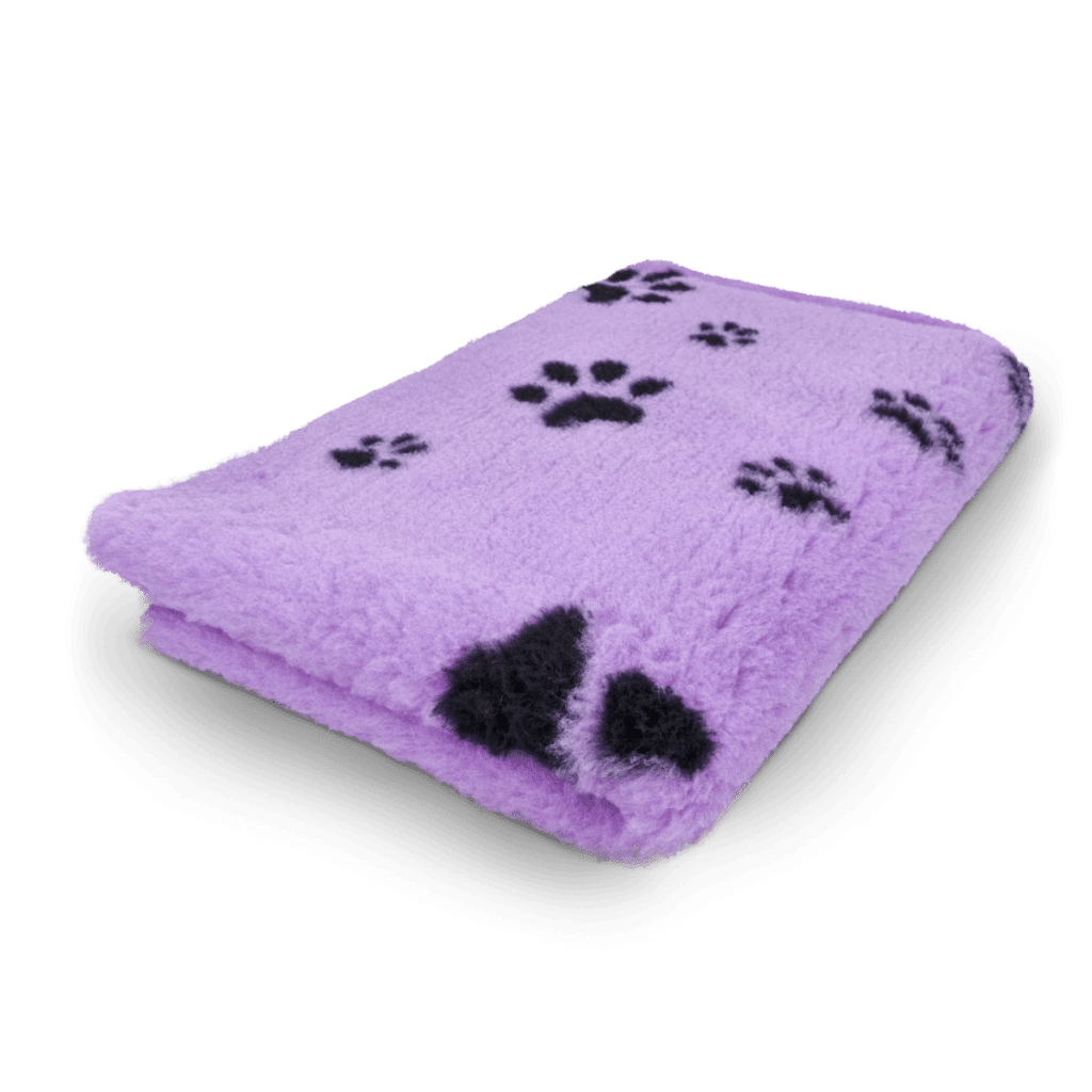 Vet bed – Lilas, pattes noires