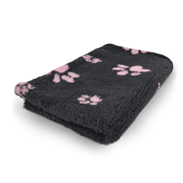 Vet bed – Noir, pattes roses