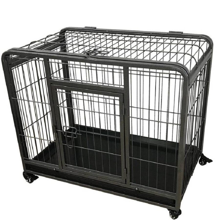 Cage De Transport Pliable En Métal Pour Chien XL