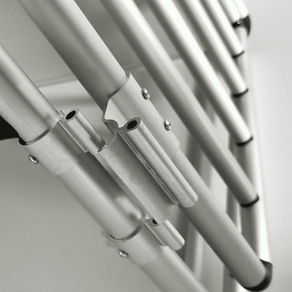 Cage Transport Chien Aluminium Tubes Ronds Taille M blocage porte