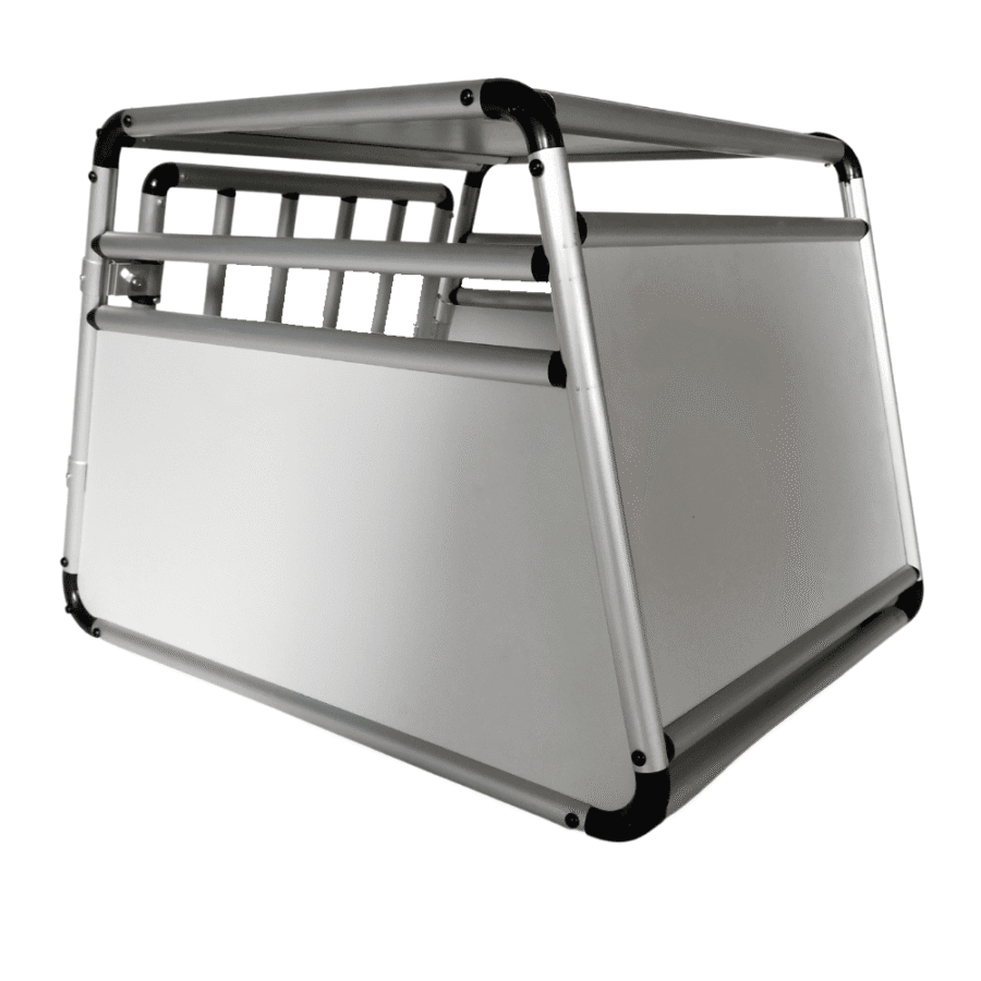 Cage Transport Chien XL Alu Tubes Ronds 