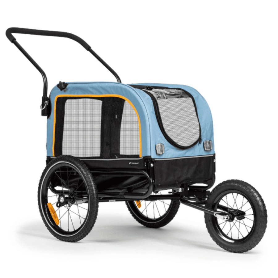 Remorque vélo pour chien 30 kg sécurité