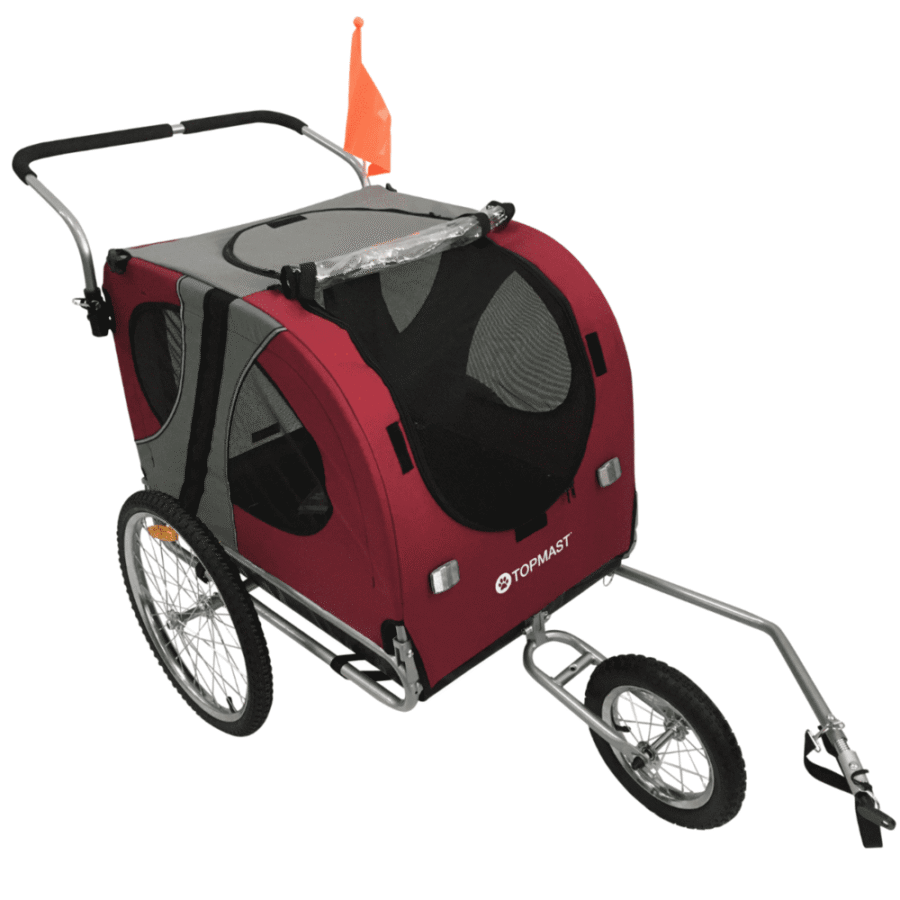Remorque velo pliable pour chien 40 kg taille M