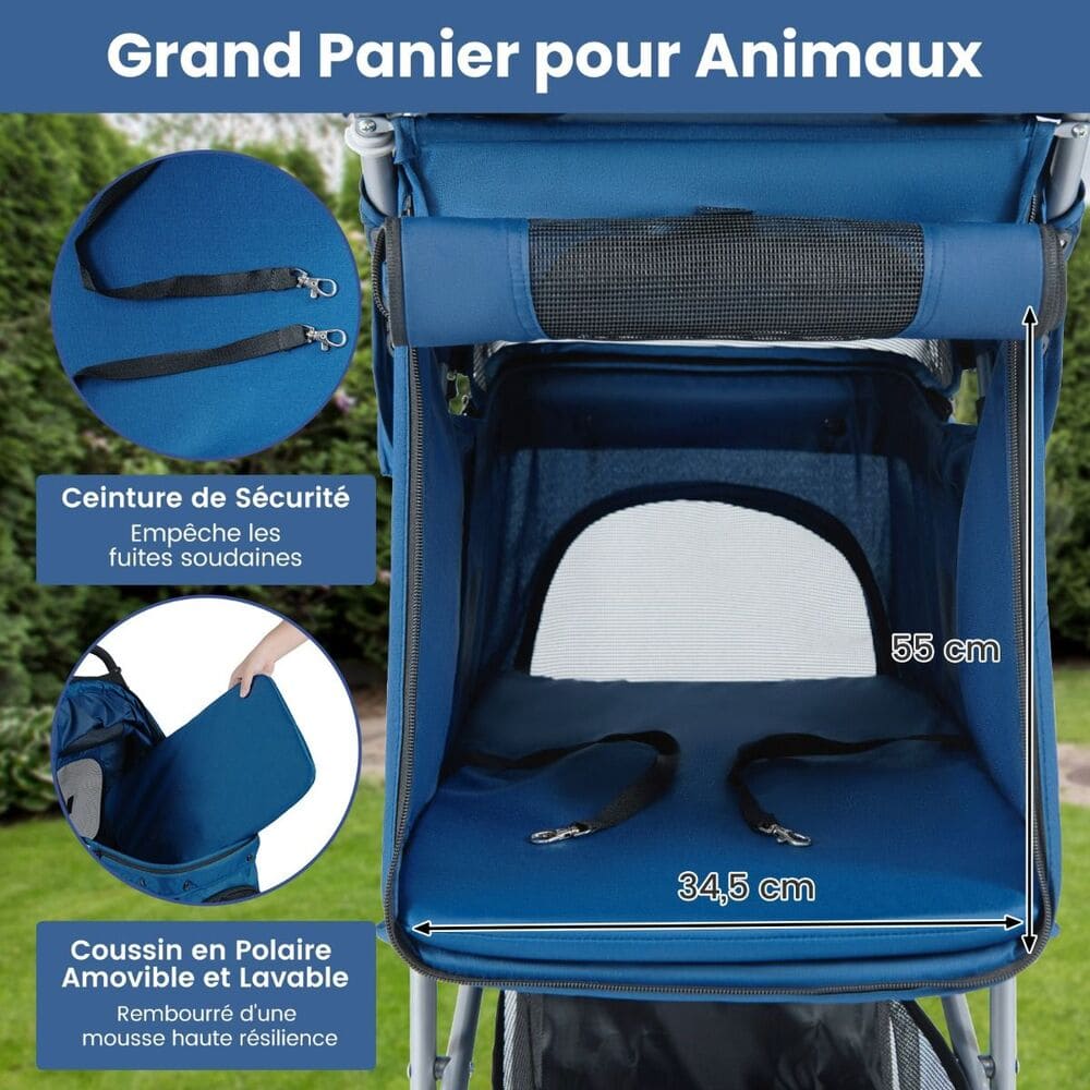 grand panier pour animaux chien et chat