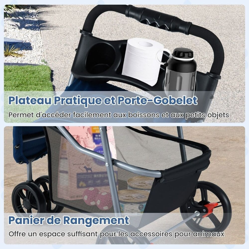 plateau pratique et porte gobelet