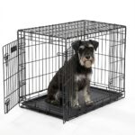 Cage métal noir M pour Cocker et Bulldog