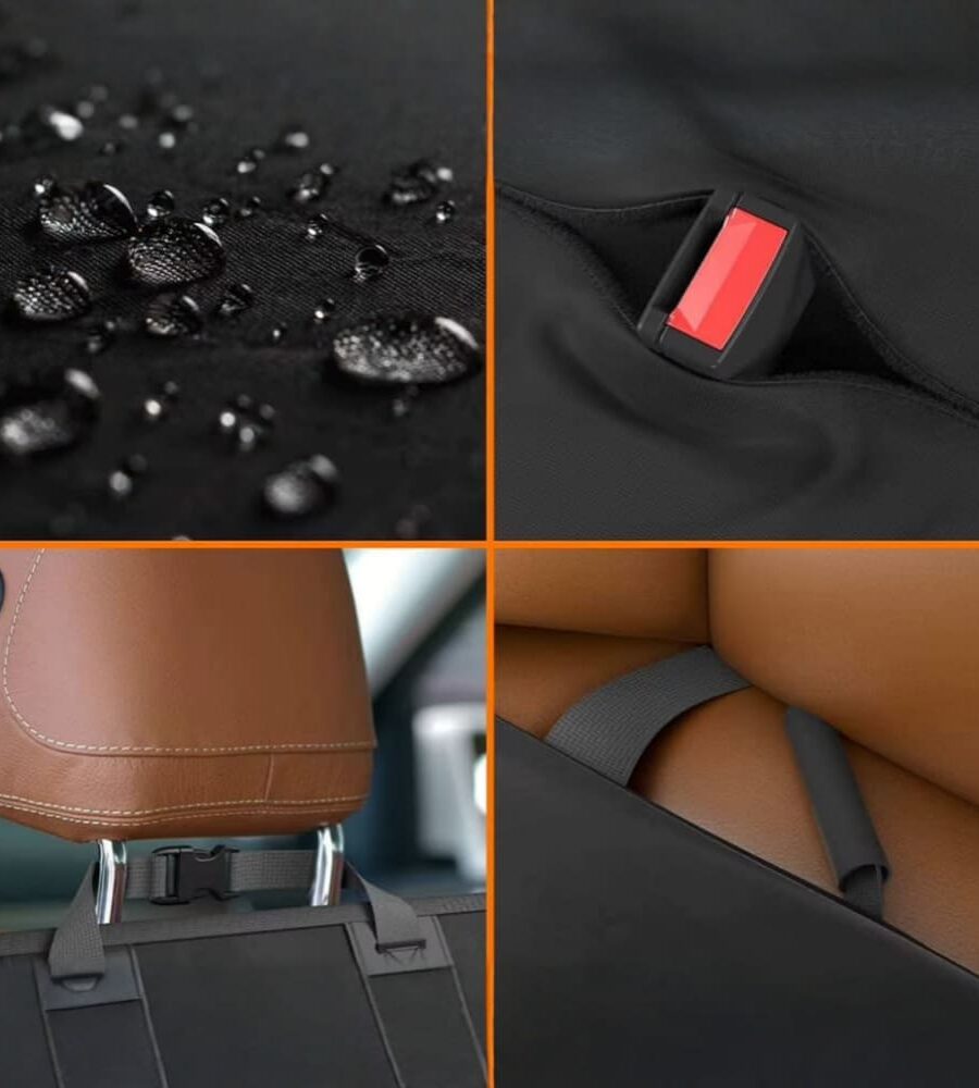 Tapis siège passager chien nylon imperméable nettoyage facile