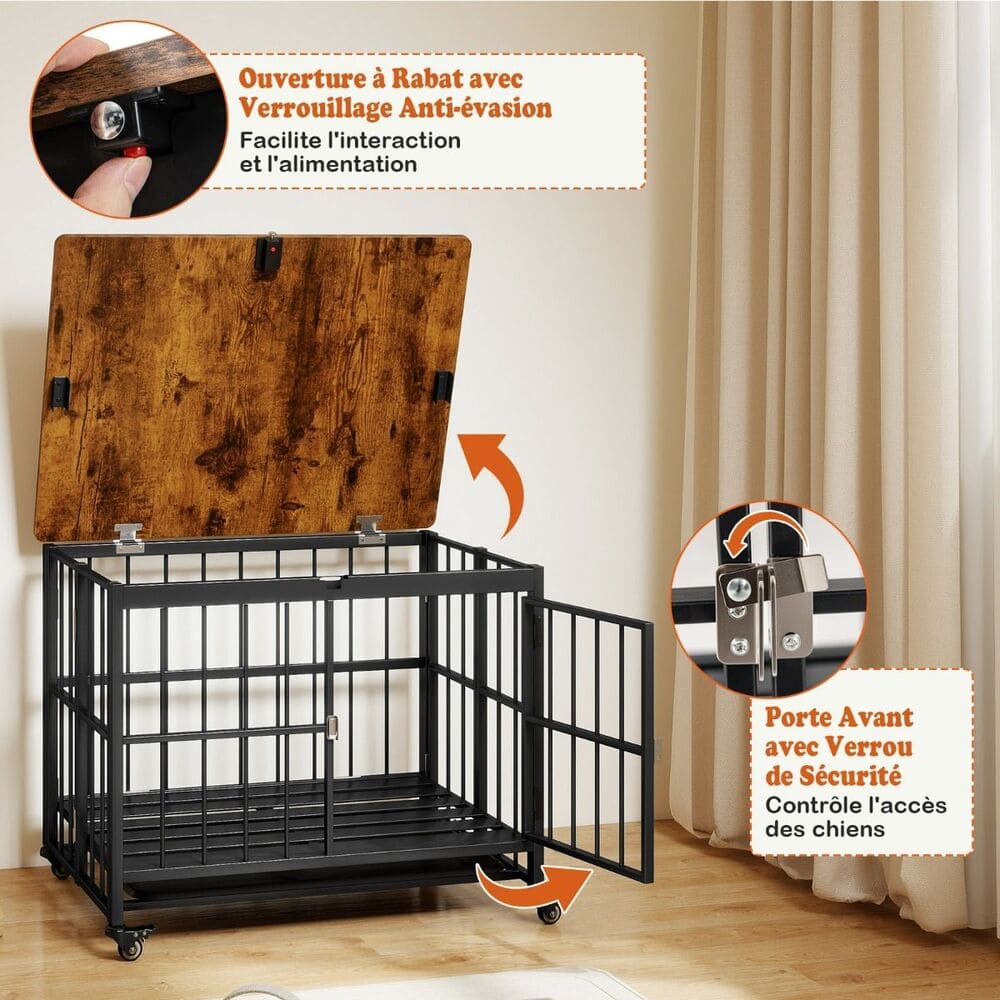 ouverture a rabat avec verrouillage anti evation