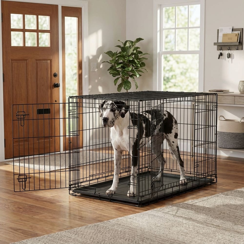 Cage intérieur molosse XXL noire grand volume