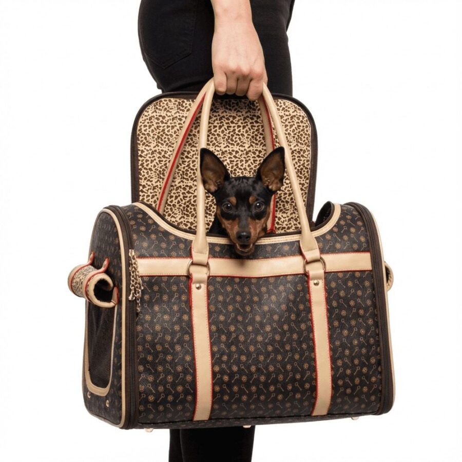 Sac de transport petit chien ville courses vétérinaire pratique e ​