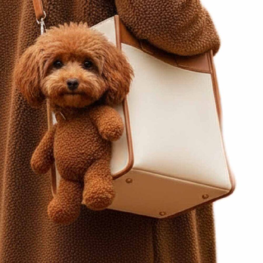 Sac De Transport Pour Chien Ours En Peluche