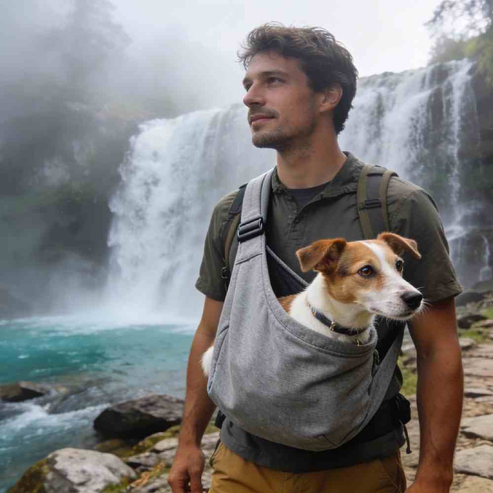Sac transport randonnée montagne marche homme cascade