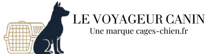 LOGO LE VOYAGEUR CANIN UNE MARQUE DE CAGES-CHIEN.FR