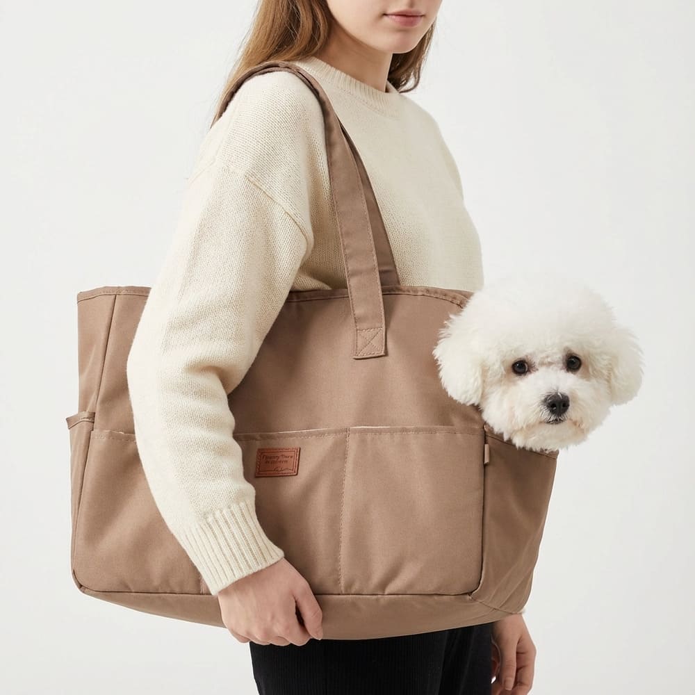 Sac transport animal toile respirante ventilation continue circulation air optimal