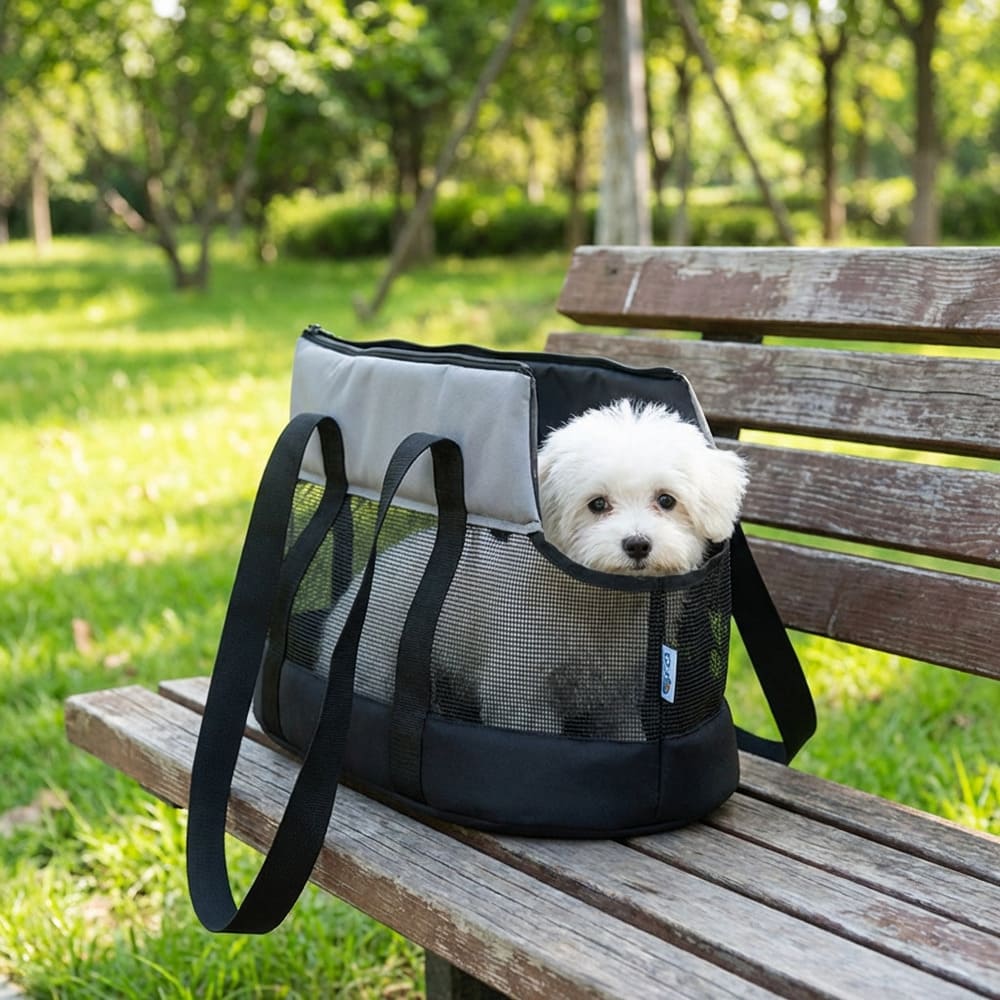 Sac transport Yorkshire Chihuahua Bichon Spitz été respirant