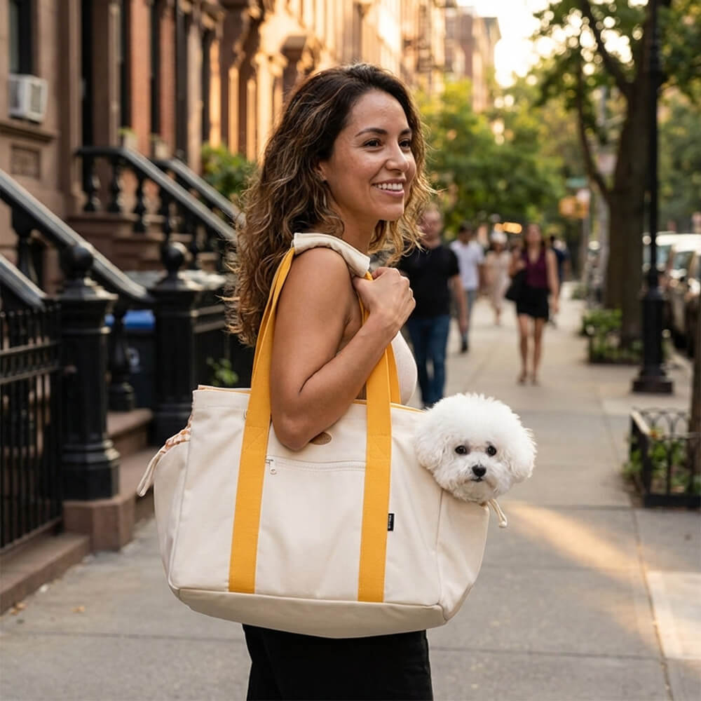 Sac transport poche zippée extérieure rangement friandises clés pratique