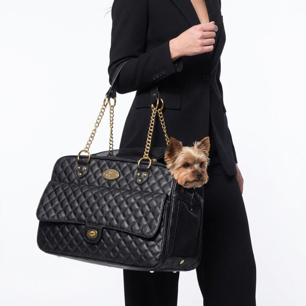 Sac chien intérieur tissu doux confortable bien-être voyage optimal