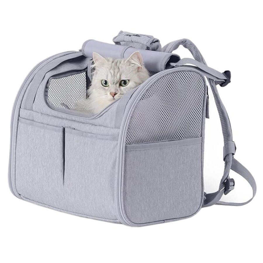 Sac à dos transport extensible - Espace respirable chats et chiens