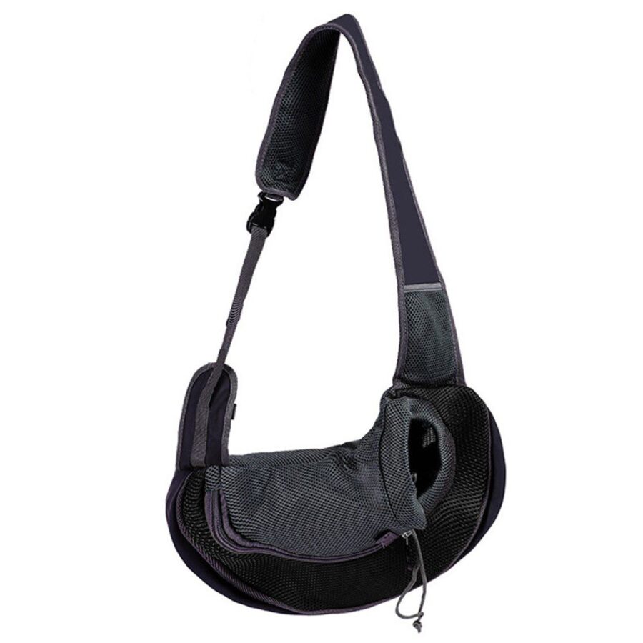 Sac Porte-Animal Ventral Mesh Respirant - Transport Confort Taille L