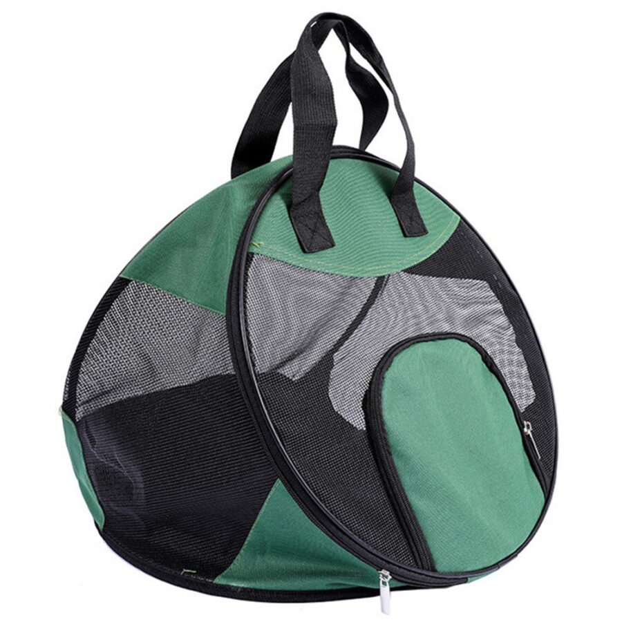 Sac Transport Chat Triangle Pliable - Tissu Oxford & Maille PVC