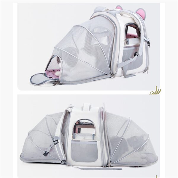 Sac à Dos Chat Extensible BAOSIMAO - Transport Confortable sac à dos chat extensible