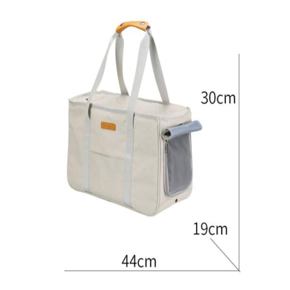 dimensions Sac Transport DODOPET DO-00 Taille L - Respirant Blanc Chien Chat