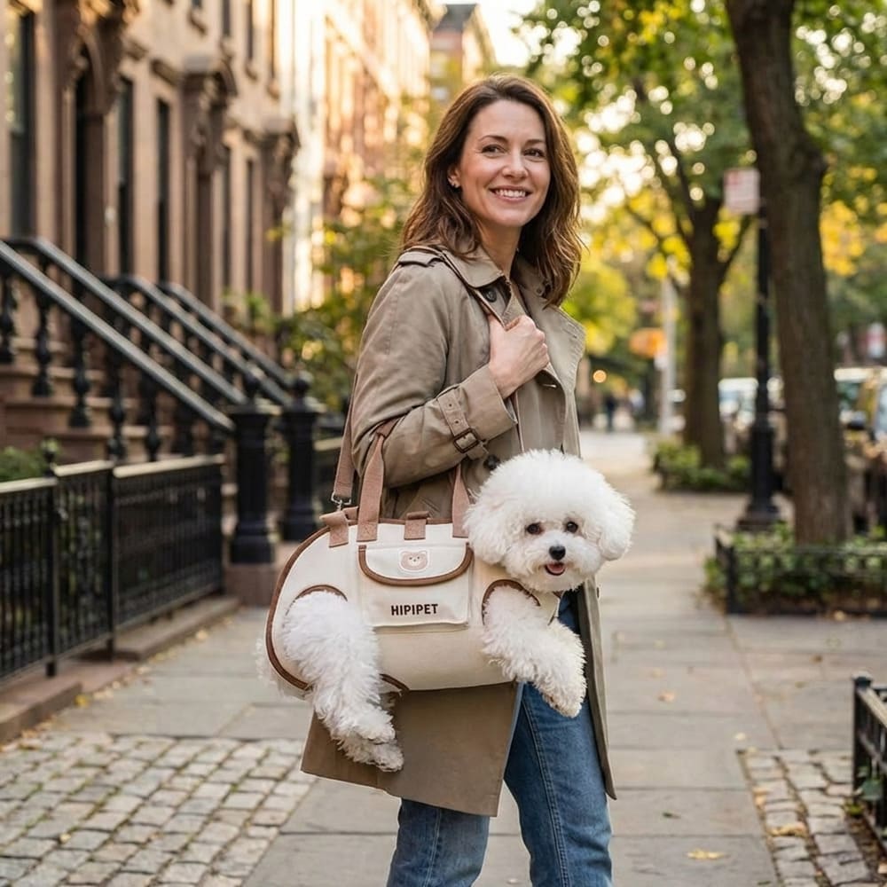 Sac Transport Chien marron - 4-6,5Kg