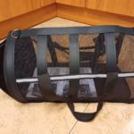 Sac Transport Chien Chat Mesh Respirant Taille L Rouge - Oxford 600D photo review
